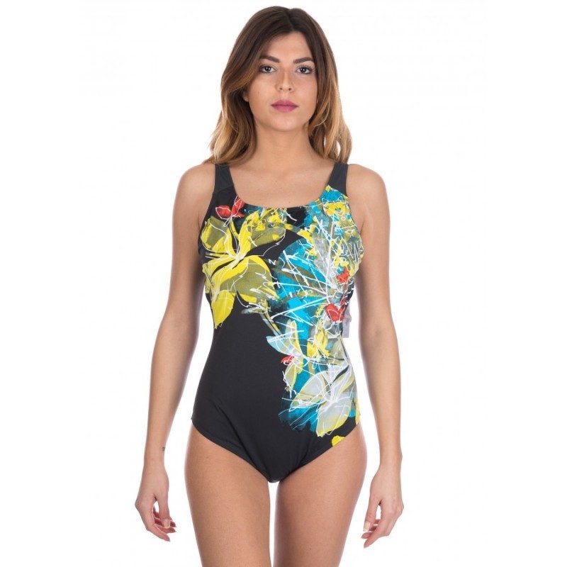 Découvrez et achetez votre Maillot de bain 1 pièce - Arena - Nicole squared  back - Noir - 38 - Femme à prix Discount !